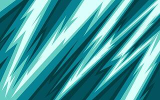 sport game abstract background. bright blue with a lightning slash shape vector