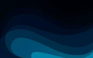 dark blue abstract wave background design for banner poster, wallpaper vector