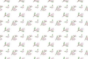 a tiny hoya flower as seamless pattern background vector
