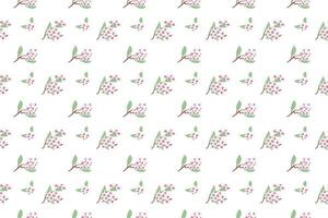 a tiny hoya flower as seamless pattern background vector