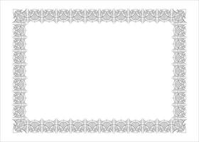 Vector photo frame border design and vector certificate border or resume border frame