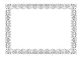 Vector photo frame border design and vector certificate border or resume border frame