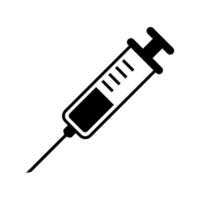 Syringe icon, hypodermic vector icon