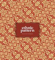 Tenun Indonesia Melayu Riau Pattern weaving background vector
