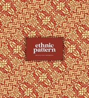 Tenun Indonesia Melayu Riau Pattern weaving background vector