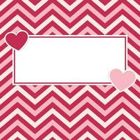 Pink Hearts Geometric Seamless Background , Pattern , Texture for wapping paper , cards , invitation , banners and decoration. vector