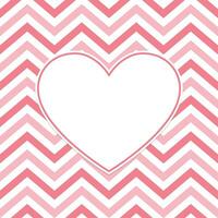 Pink Hearts Geometric Seamless Background Pattern or Texture for wapping paper , cards , invitation , banners and decoration . vector