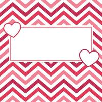 Pink Hearts Geometric Seamless Background , Pattern , Texture for wapping paper , cards , invitation , banners and decoration. vector