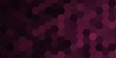 abstract dark purple geometric background with hexagon shape vector