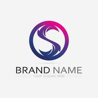 Business corporate S letter logo vector