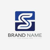 Business corporate S letter logo vector