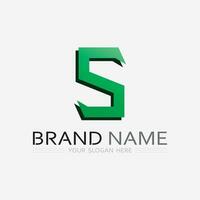 Business corporate S letter logo vector