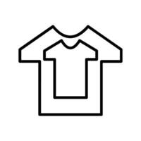 icono de vector de camiseta