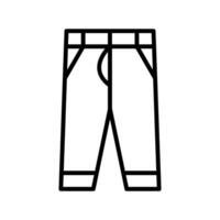 Pants Vector icon