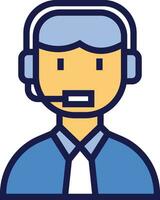 Customer Service Icon. helpline icon vector