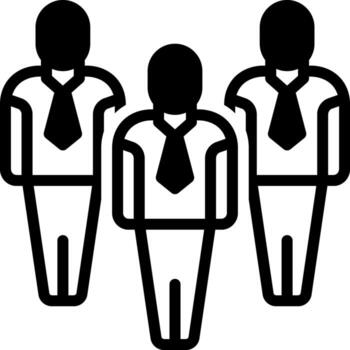 solid icon for directors vector
