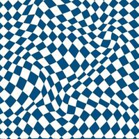 modern simple vector abstract seamlees white color rectangle check wave pattern on blueberry color background