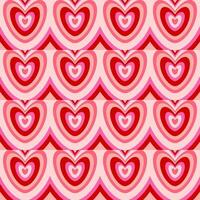 seamless pattern with hearts background vector