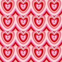 seamless pattern with hearts background vector