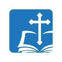 Church symbol logo design vector