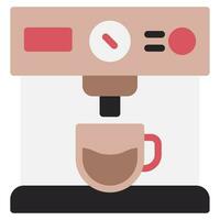 café máquina icono ilustración, para uiux, infografía, etc vector