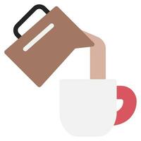 latté Arte icono ilustración, para uiux, infografía, etc vector