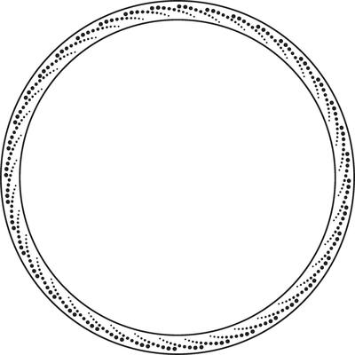 Vector round monochrome abstract european ornament. Classical frame of the peoples of Europe. Ancient Greece, Roman Empire, Italy, France.
