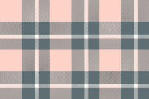 Plaid background, check seamless pattern in pink. Vector fabric texture for textile print, wrapping paper, gift card or wallpaper.