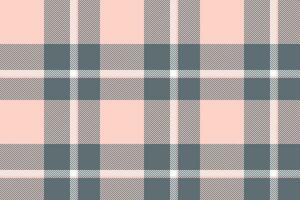 Plaid background, check seamless pattern in pink. Vector fabric texture for textile print, wrapping paper, gift card or wallpaper.