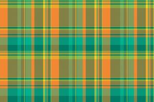 Texture textile background of seamless vector pattern with a plaid tartan check fabric.