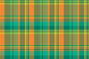 Texture textile background of seamless vector pattern with a plaid tartan check fabric.