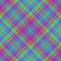 Tartan textile background of fabric texture pattern with a plaid check seamless vector. vector