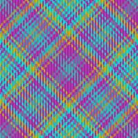 Tartan textile background of fabric texture pattern with a plaid check seamless vector. vector