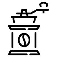 Coffee Grinder Icon Illustration, for UIUX, infographic, etc vector