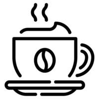 capuchino icono ilustración, para uiux, infografía, etc vector