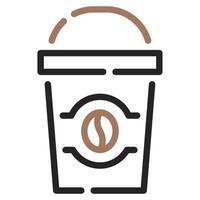 Coffee To Go Icon Illustration, for UIUX, infographic, etc vector