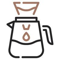 Coffee Filter Icon Illustration, for UIUX, infographic, etc vector