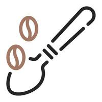 Coffee Spoon Icon Illustration, for UIUX, infographic, etc vector