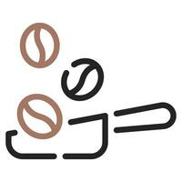 Coffee Scoop Icon Illustration, for UIUX, infographic, etc vector