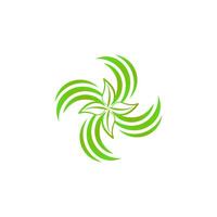 Vortex leaves logo vector