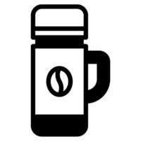 Coffee Thermos Icon Illustration, for UIUX, infographic, etc vector