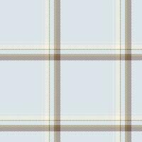 Plaid seamless pattern. Check fabric texture. Vector textile print.