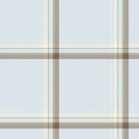 Plaid seamless pattern. Check fabric texture. Vector textile print.