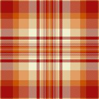 Seamless texture fabric of vector tartan textile with a background check plaid pattern.