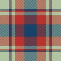 Plaid check pattern. Seamless fabric texture. Tartan textile print. vector