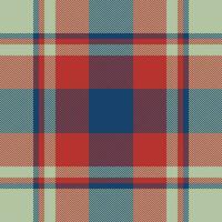 Plaid check pattern. Seamless fabric texture. Tartan textile print. vector