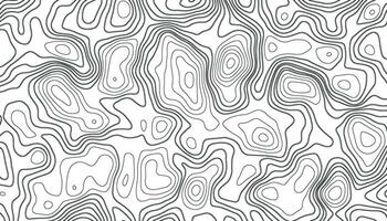 Topographic Map Seamless Pattern. Abstract Topography Vector Background