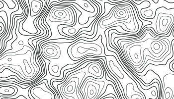 Background of the topographic map. Elevation contouring outline cartography texture. Geographic abstract grid. Futuristic wireframe landscape background. black and white seamless pattern vector