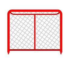 Football gate with net, soccer, sports vector