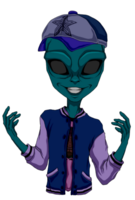 Alien Old School Chic Chic png